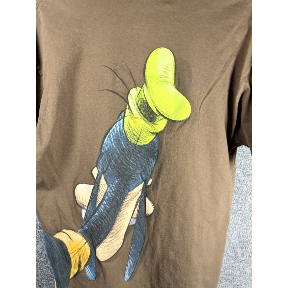 Walt Disney World Disneyland Goofy T-shirt L Double Sided Chalk Art Pencil - Picture 4 of 4